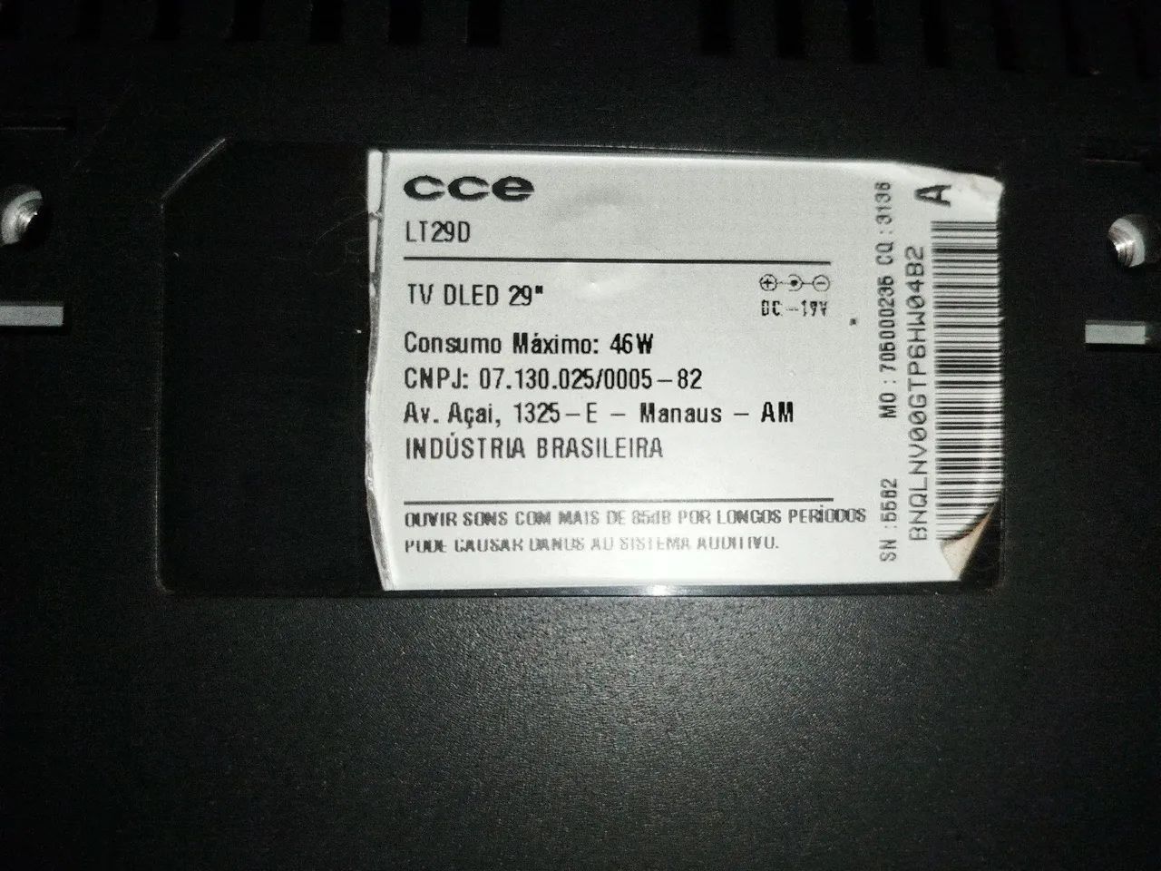 Tv CCE 29" led - Foto 5