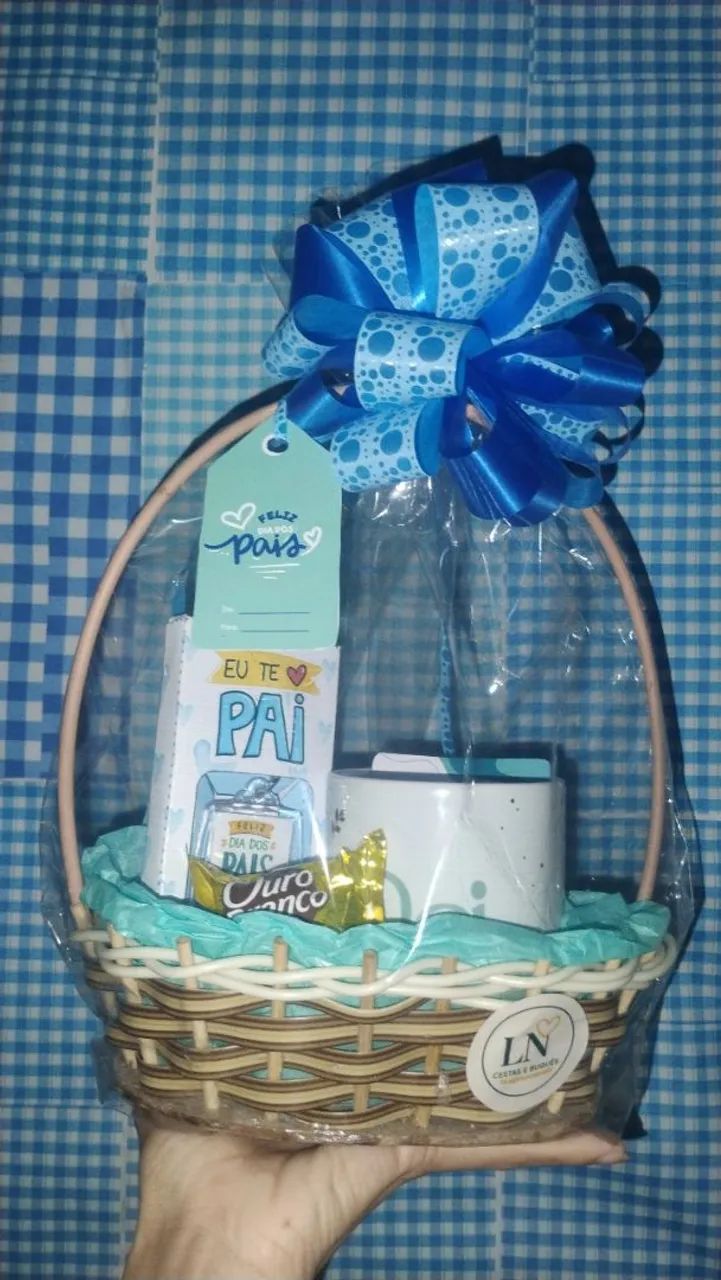 Mini cesta com caneca 