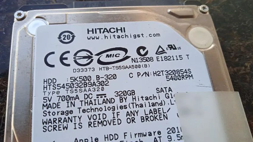 HD Hitachi 320GB (Notebook) - Foto 3