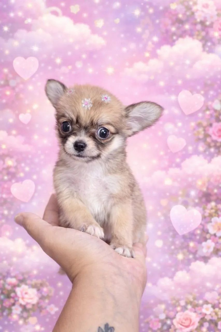 Chihuahua  fêmea pelo longo 