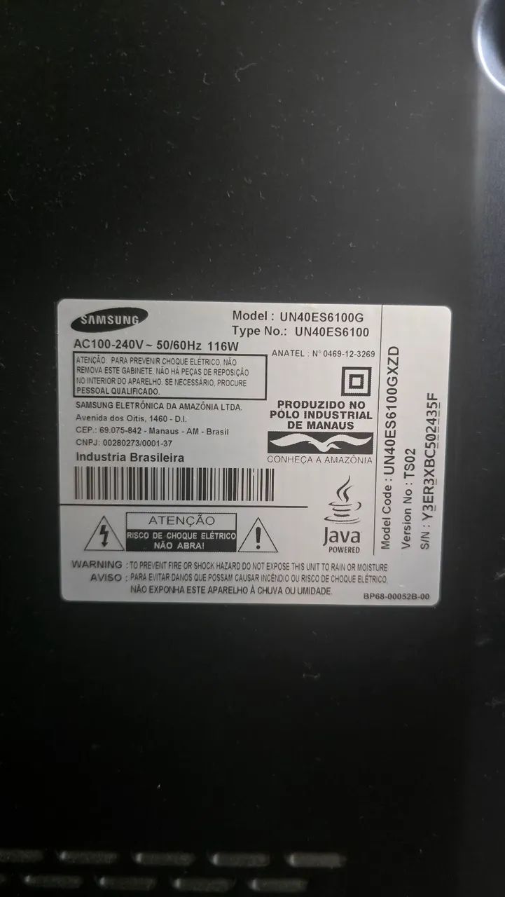 TV Samsung Smart Full HD ES6100 "40 Polegadas - Foto 3