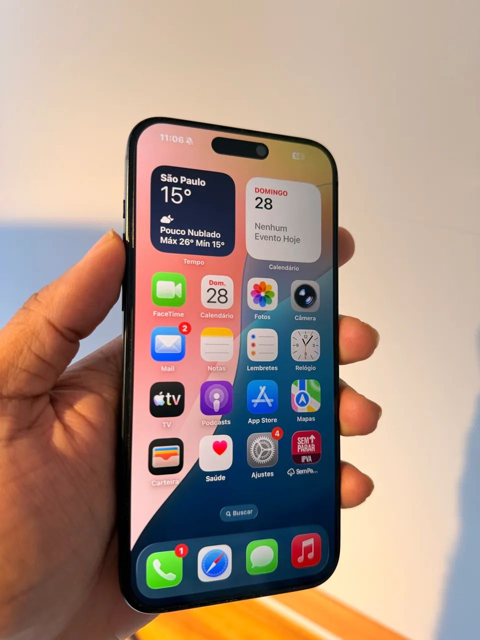 iPhone 15 pro Max 512 Azul - Quase Zero - Foto 4