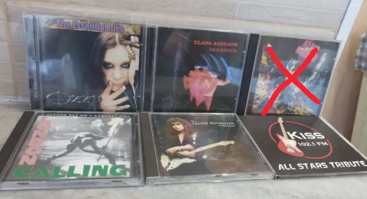 Lote de Cds de Rock Metal  - Foto 2