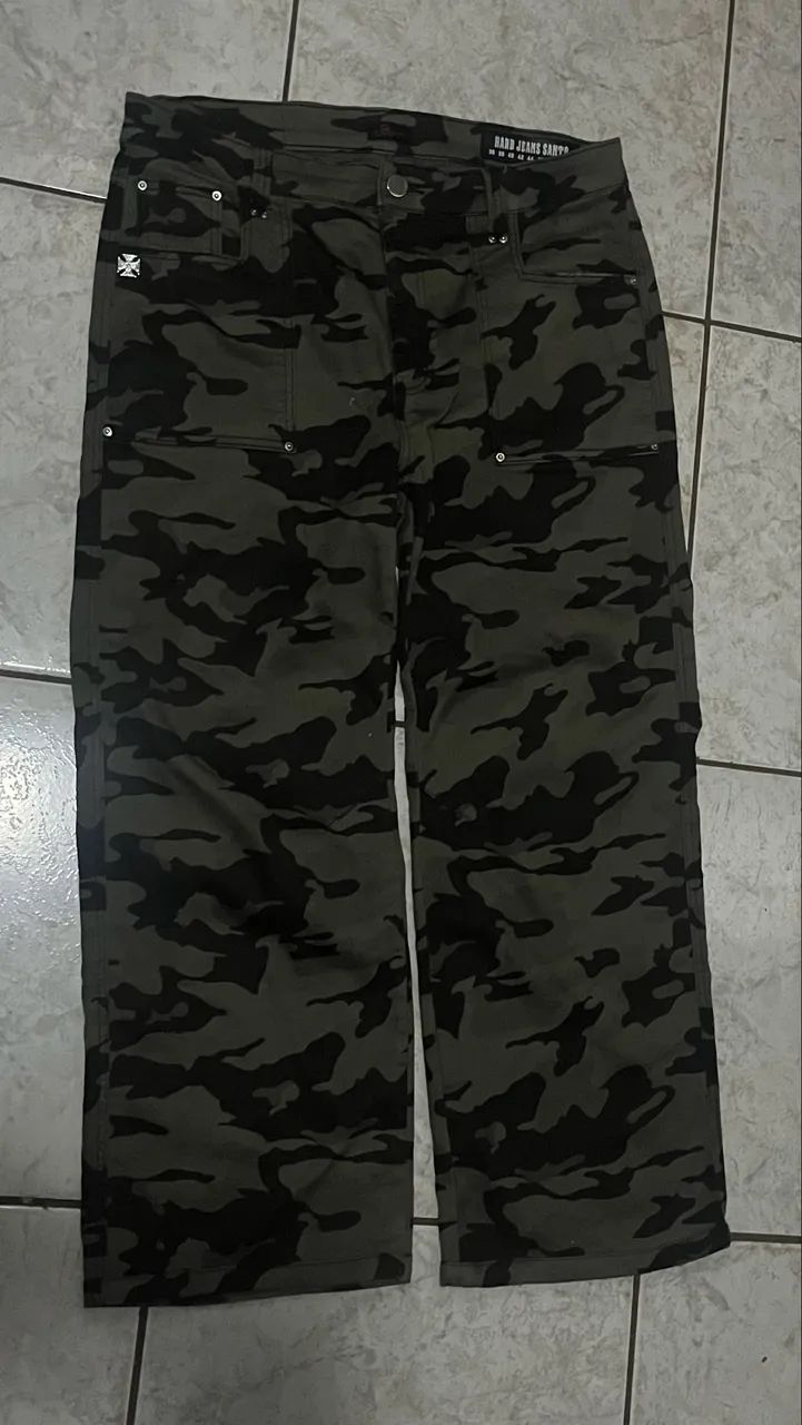 Calça Camo Hard Jeans Santo