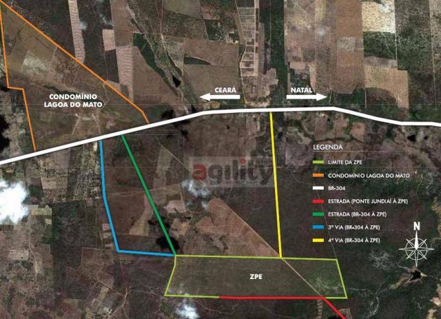 Terreno à venda, 803 m² por r$ 63.000 - lagoa do mato - macaíba/rn - Foto 2