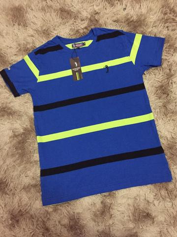 Camisetas Listradas Algodão Report com Elastano - Foto 2