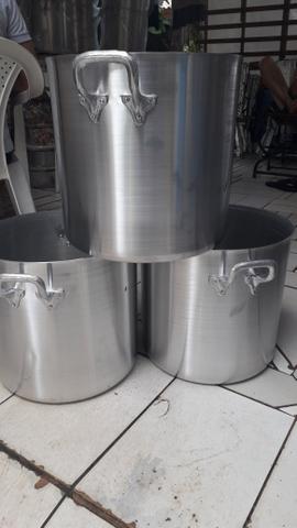 Caldeirão de alumínio pra feijoada 40 litros