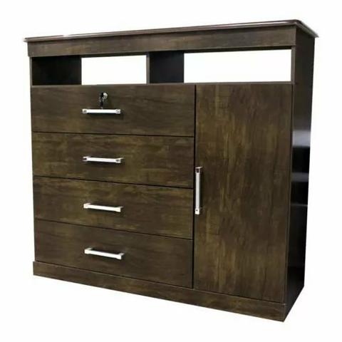 Comoda Ipanema com 4 gavetas sapateira P628 - Foto 2