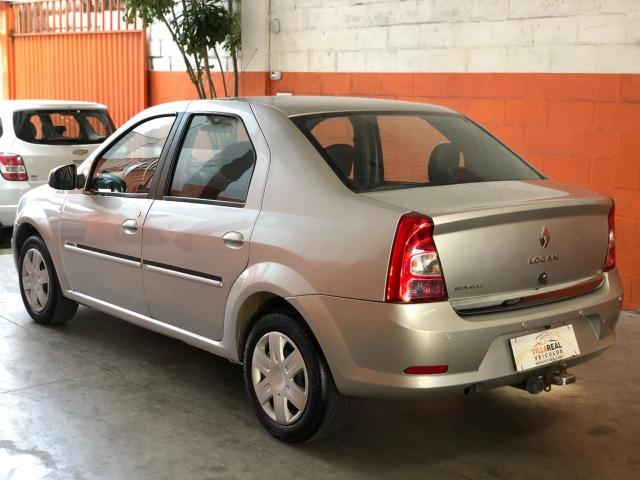 Logan Expression 1.0 Flex 2013 Prata Completo Muito Conservado - Foto 8
