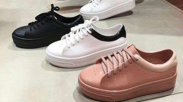 sapato branco melissa