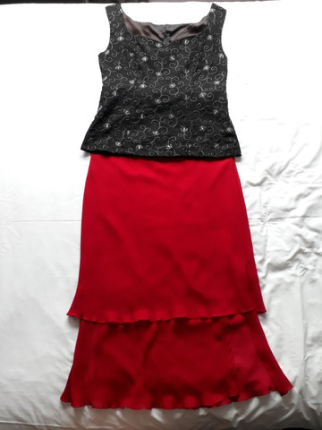 conjunto de saia e blusa social para festa