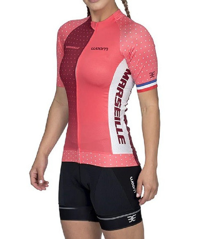Camiseta Feminina Ciclismo Supreme Marselle Rosa Woom  Promoção - Foto 2