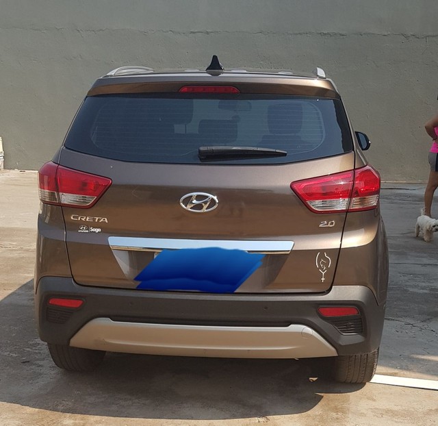 HYUNDAI CRETA PRESTIGE 2.0 16V 2017/2017 FLEX AUTOMÁTICO, CÔR MARROM.