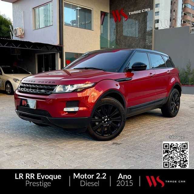 RANGE ROVER EVOQUE PRESTIGE 2.2 TB DIESEL 2015 C/ TETO PANORÂMICO