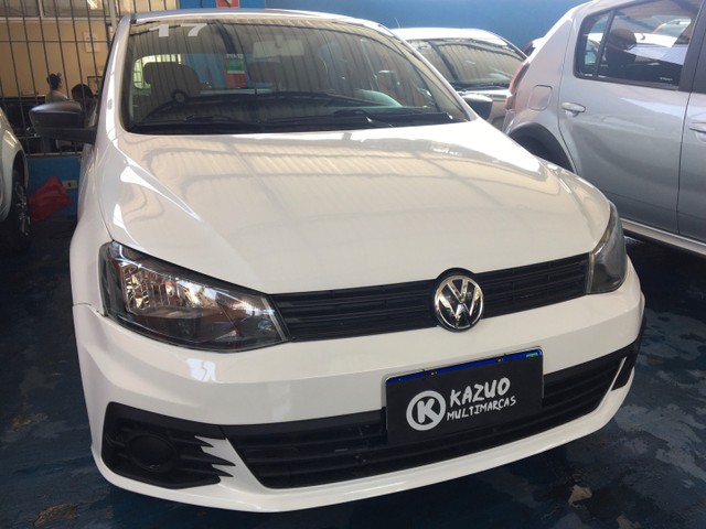 VW GOL G7 TRENDLINE 1.0 FLEX BRANCA 2017 COMPLETA!!!