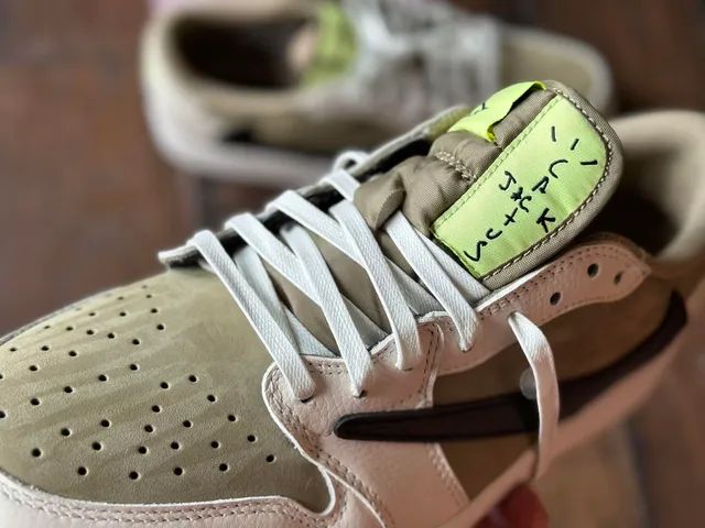 Jordan 1 Golf x<br>Travis Scott "Neutral Olive" - Foto 5