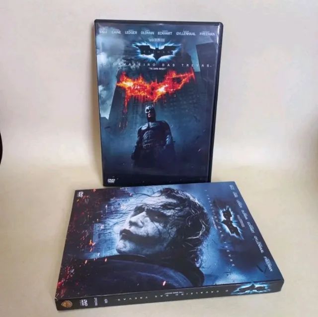 BATMAN CAVALEIRO DAS TREVAS DVD COM LUVA CHRISTOPHER NOLAN