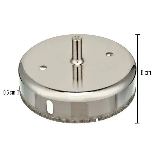 Serra Copo Diamantada para Porcelanato e Vidro 125mm Lotus 3405