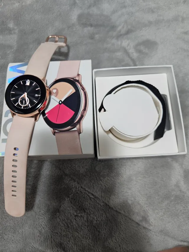 Smartwatch Samsung Galaxy Watch Active Rosê, Relógio Feminino Samsung  Usado 81736489