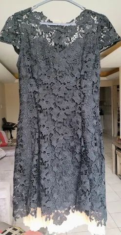 Vestido de guipir preto