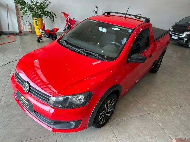 Comprar Picape Volkswagen Saveiro 1.6 16v G6 Cross Cabine Dupla Flex  Vermelho 2015 em Bauru-SP