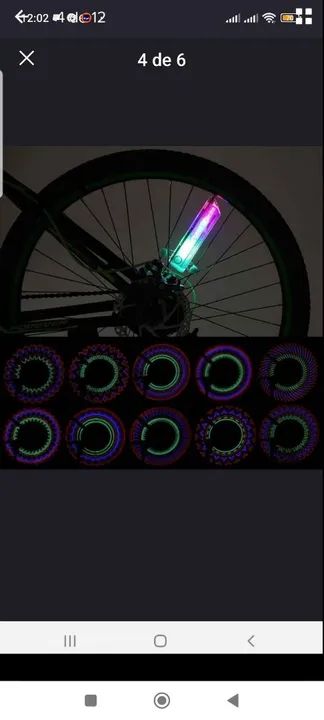 30 Padrões de Luz para Roda de Bicicleta - Foto 2
