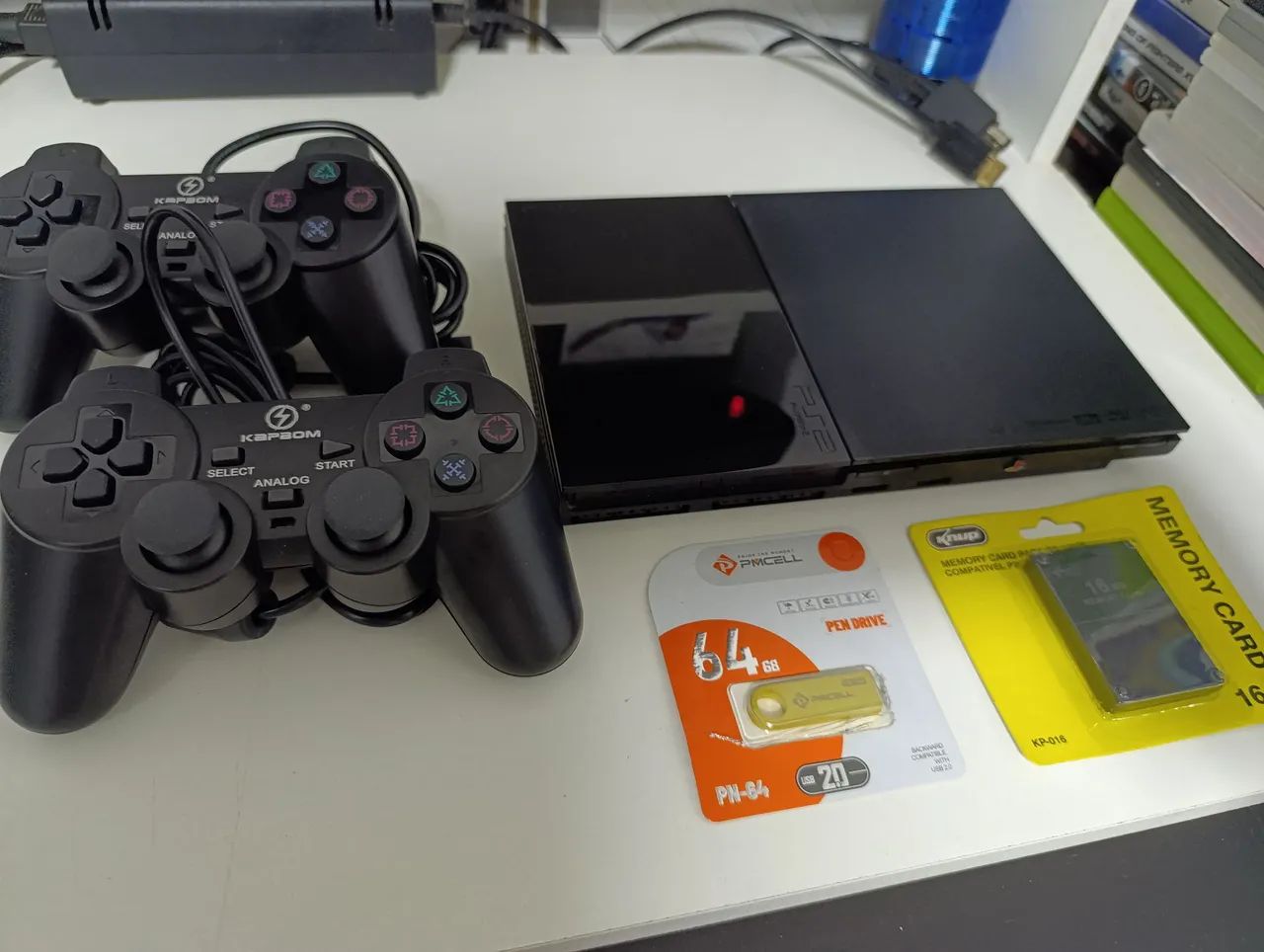 Playstation 2 slim bem conservado - Foto 3
