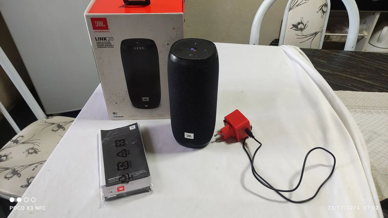 Caixa de Som JBL Link 20 - Bluetooth - Novo