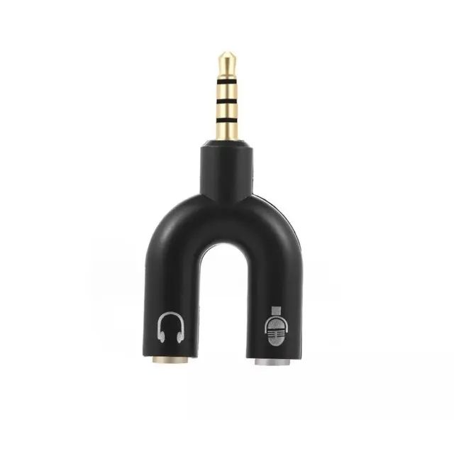 Adaptador Splitter P3 Headset Fone Microfone P2 X P3 Audio - Foto 2