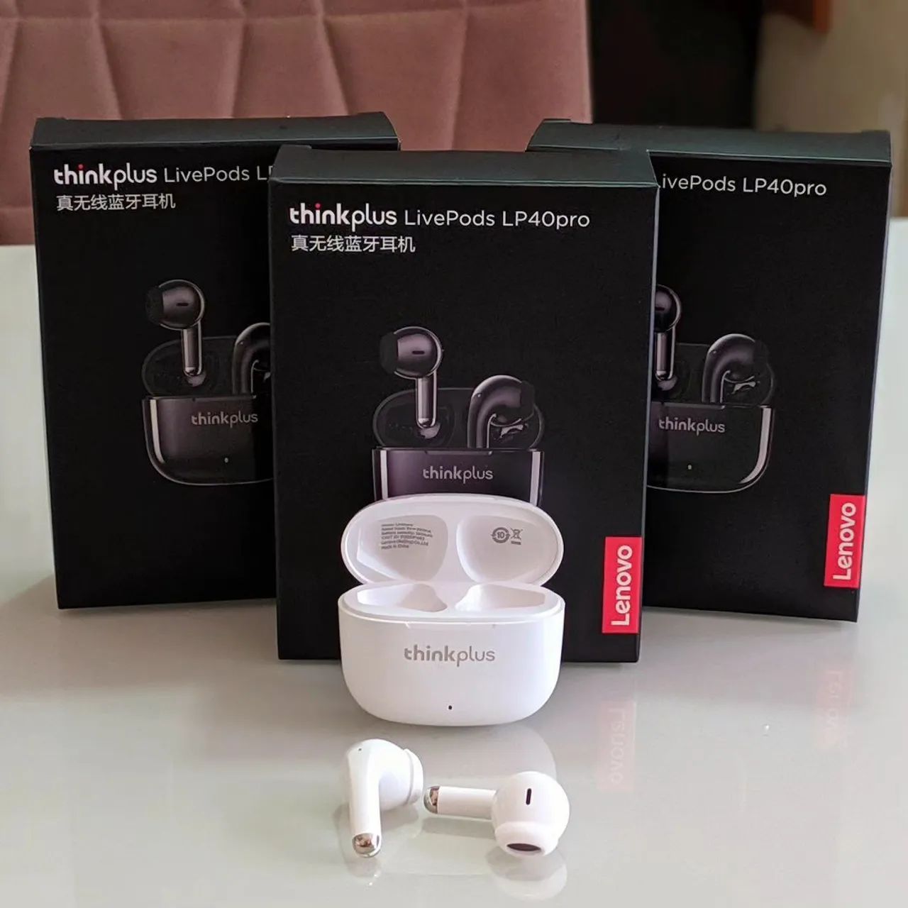 Fone de Ouvido Bluetooth Lenovo ThinkPlus LivePods LP40Pro