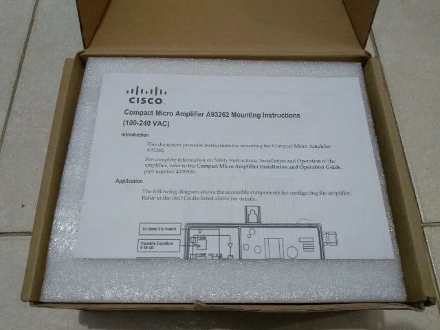 Amplificador Sinal TV Cabo Compact Micro Amplifier Cisco A93262 - Foto 3