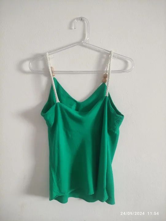 Bluzinha em viscose - Foto 2