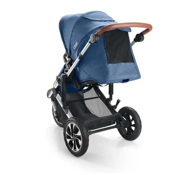 Carrinho de Bebê Litet Jet 3 Rodas Azul - Novo - Foto 4
