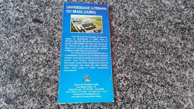 Folder de Apresentação do Museu do Automóvel e Tecnologia da Ulbra - Foto 6