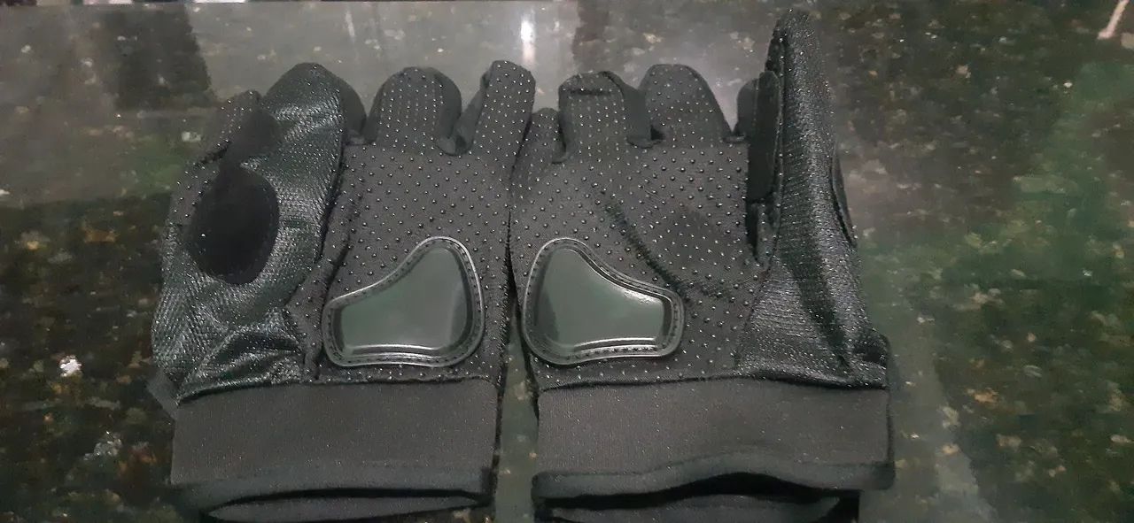 Luvas ciclista ou motoqueiro dedo fechado - já é o menor preço - Foto 2
