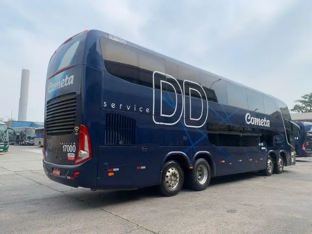 Mercedes - O500 RSDD - Paradiso 1800 DD G7 - Com WC - 8X2 - 2017 - Foto 3