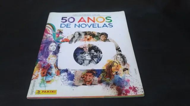 Livro Revista 50 anos de novelas Globo, original, bom estado. E outros.