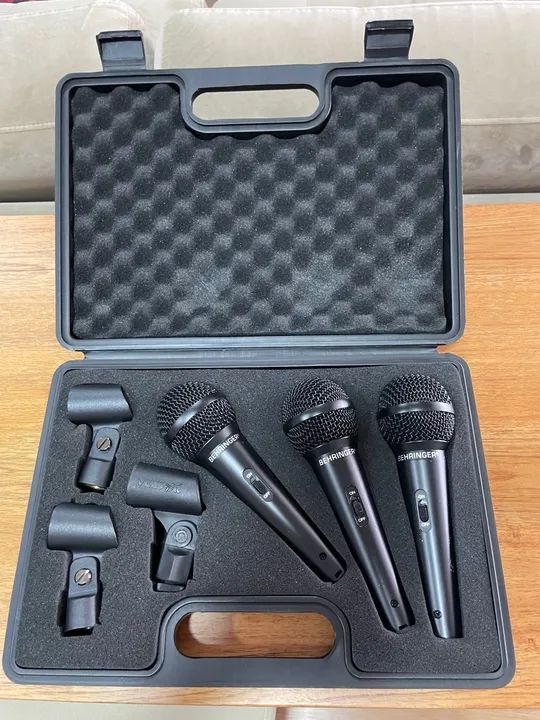 Kit Com 3 Microfones Behringer Xm1800s - Foto 3
