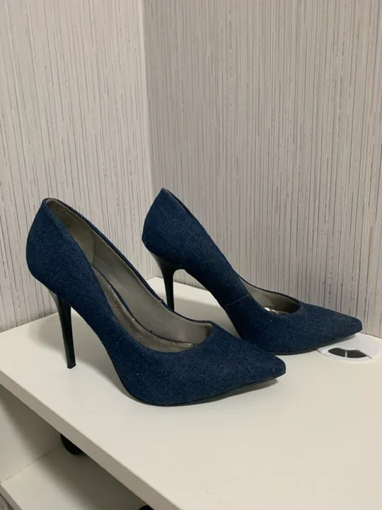 Scarpin Feminino Jeans
