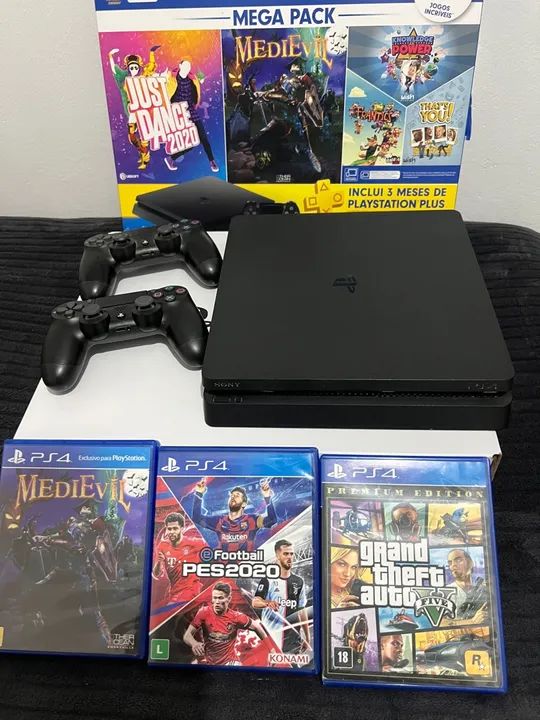 Ps4 Sony na caixa pouquíssimo usado 1TB - Foto 4