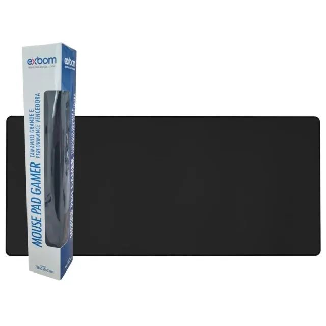 Mousepad Grande Preto 70x35CM