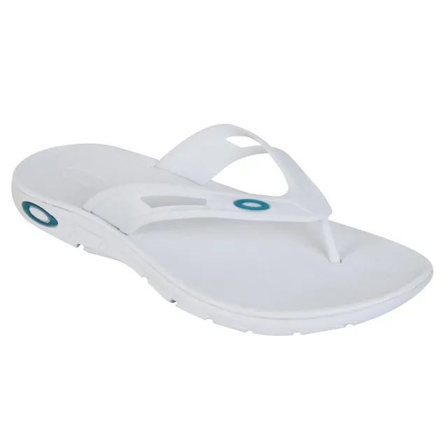 Chinelo Oakley Rest 2.0 Branco 41 - Foto 2