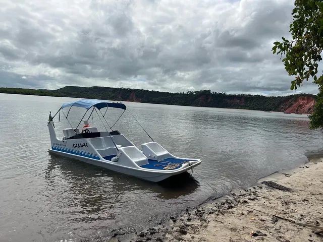 Jangada Flypper Motor 60hp todo revisado, com trim. - Foto 7