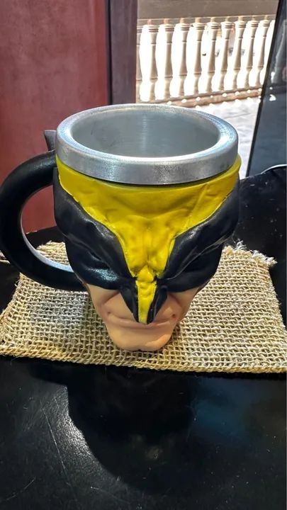 Caneca em Resina Wolverine