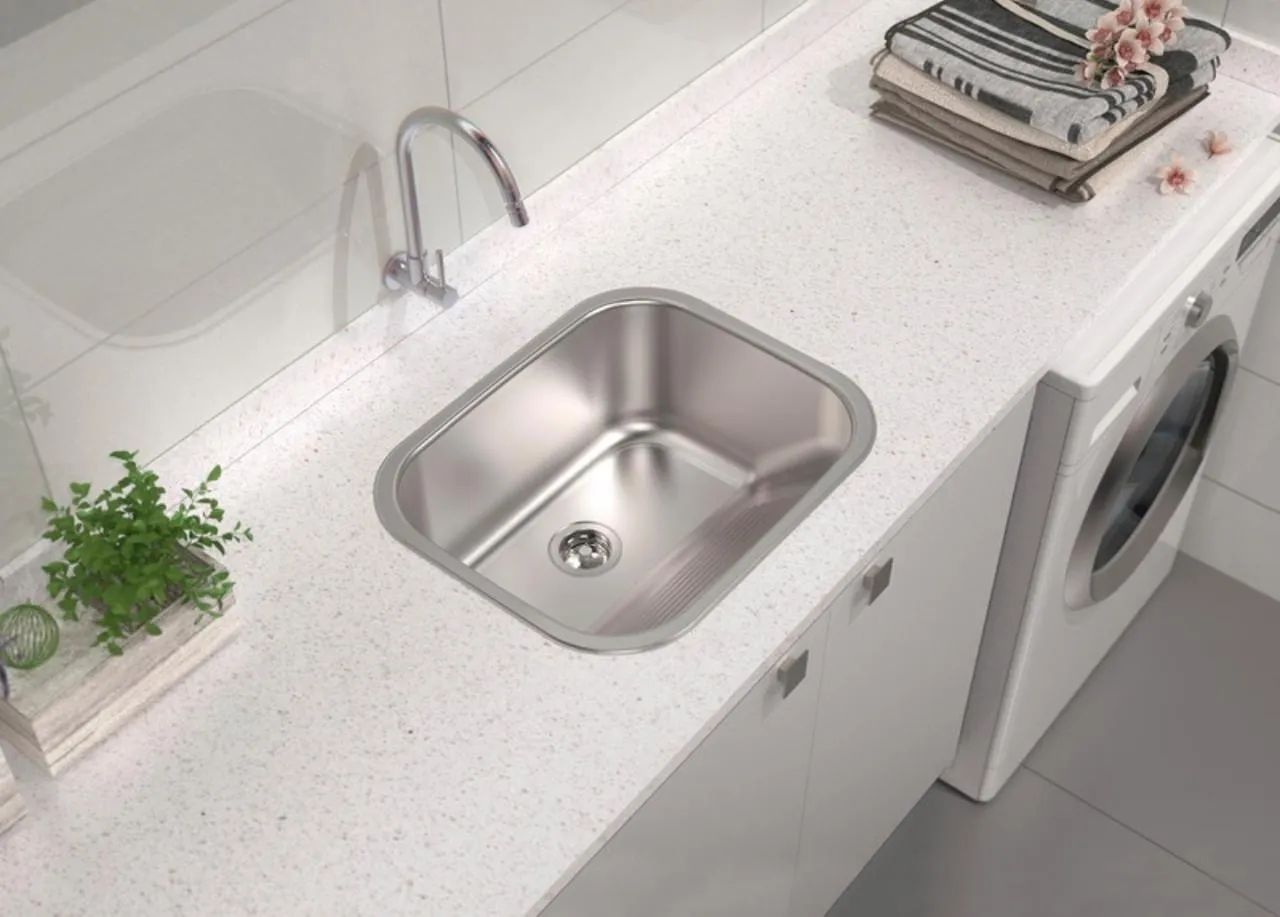 Tanque Tramontina 34L 50x40cm Inox Prime Acetinado - Foto 3