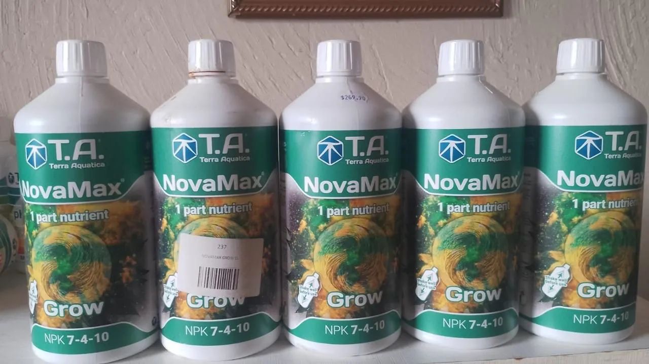 Kit Fertilizantes NovaMax Grow - 6 unidades -1 litro cada - Terra Aquatica - Foto 2