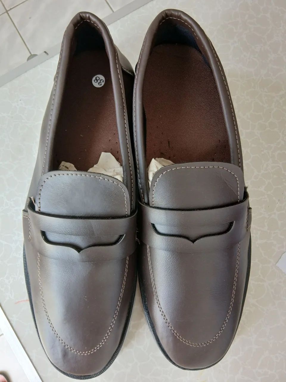 Sapato mocassim slip On tamanho 38 - Foto 3