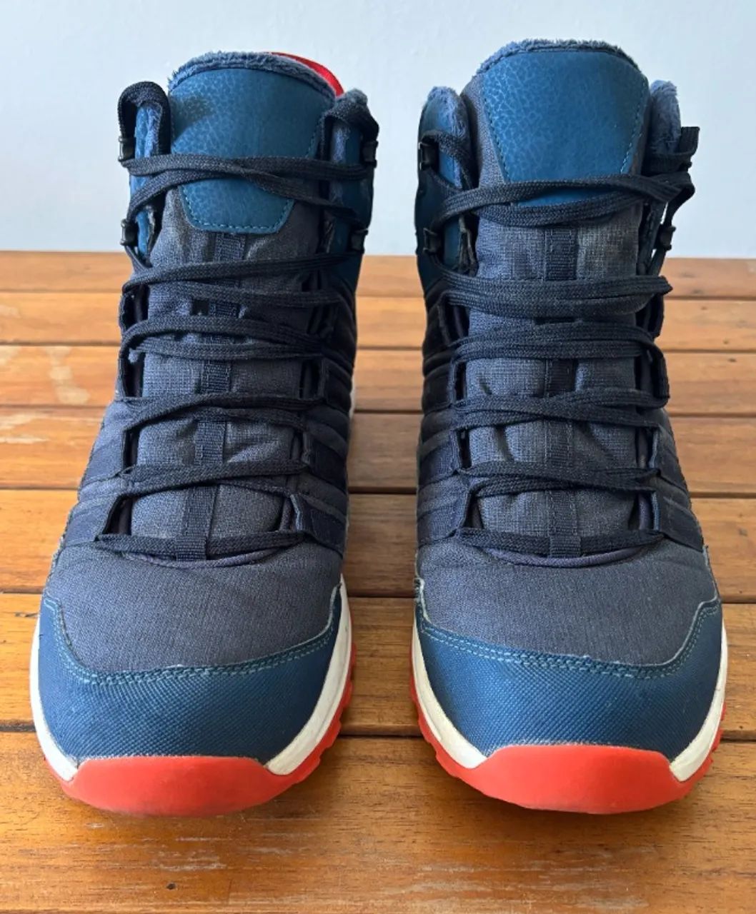 Bota Masculina de Trilha Impermeável SH100 Warm Quechua Azul TAM