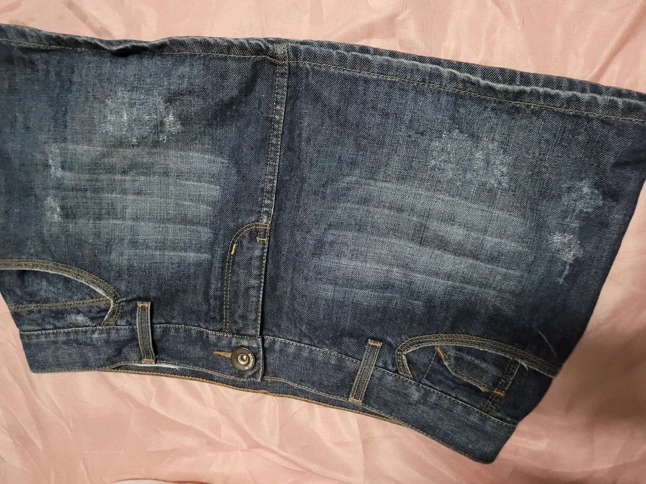 Mini Saia jeans M.Oficer 42 - Foto 3