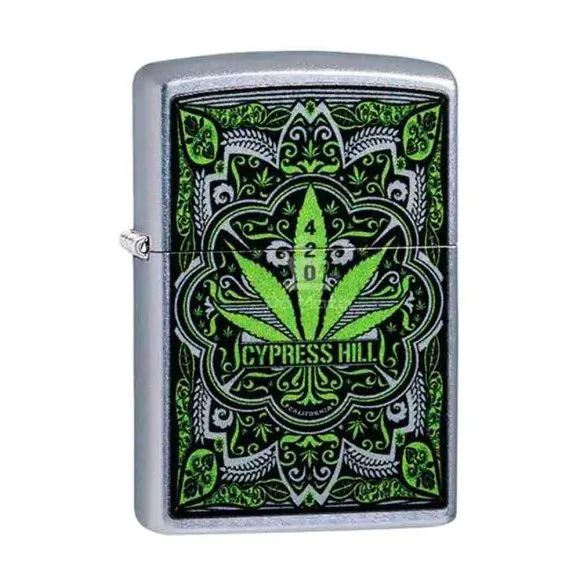Isqueiro Zippo Cypress Hill 420 Marijuana Leaf - 49010